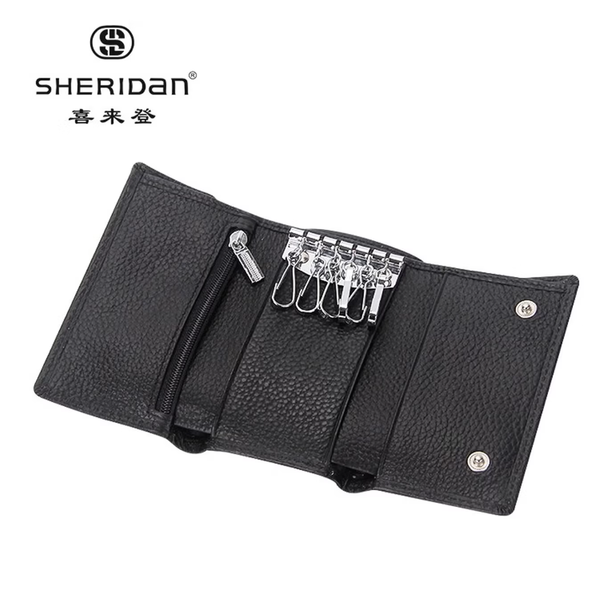 喜来登 精选头层牛皮,柔软耐磨;分格设计更实用方便。高清大图