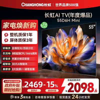 长虹 电视55D6H Mini