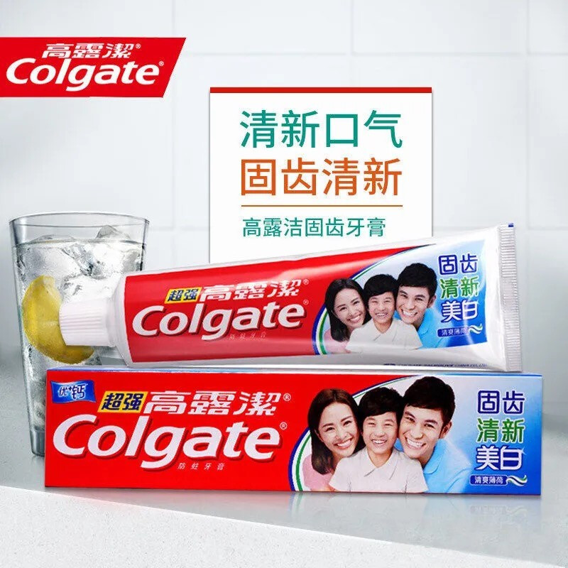高露洁90g超强防蛀牙膏(清爽薄荷)*6高清大图