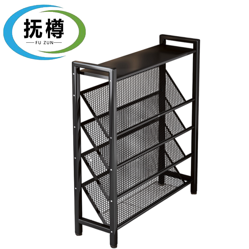 抚樽 鞋架 黑色 三层70*19*65cm