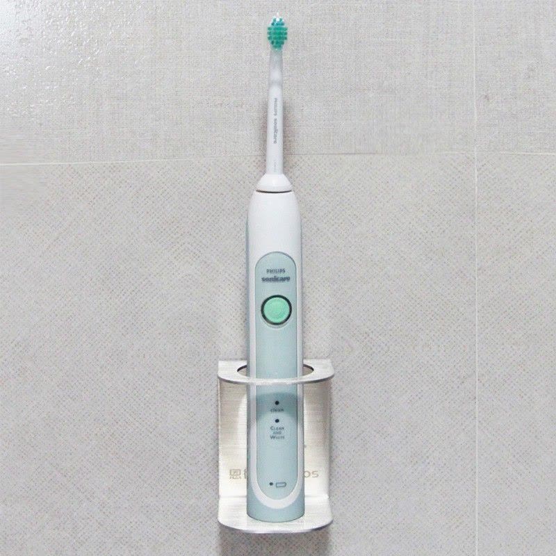 电动牙刷架牙刷置物架吸壁式免打孔卫生间壁挂式304不锈钢牙杯架 三维工匠 4孔位[送免钉胶套装]图片