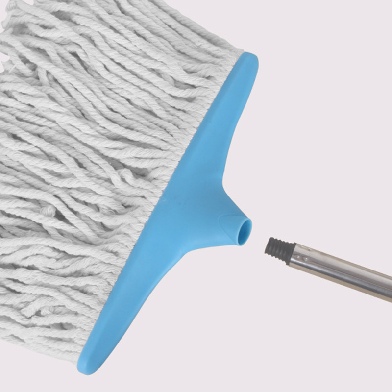 墩布酒店物业家用干湿两用免手洗拖布拖把宽头白棉纱地拖高清大图