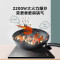 美的(Midea) 电磁炉家用多功能大功率2200瓦8档火力炒菜一体汉森面板触摸单灶电磁灶 DZ22S02(无配锅)补贴