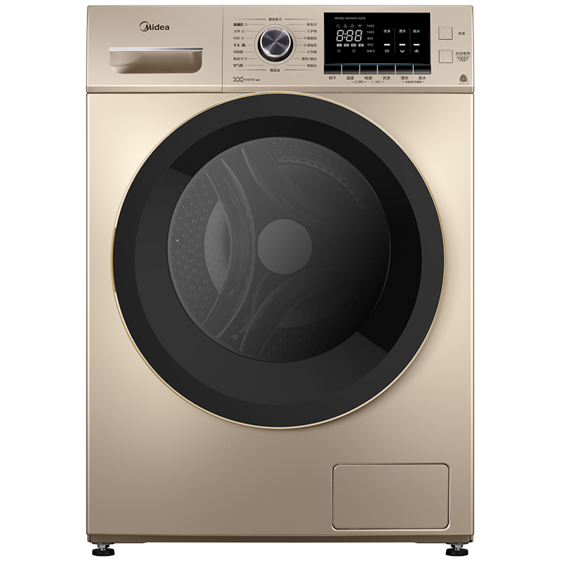 美的/Midea MD100-1451WDY-G21G 10公斤智能洗烘一体滚筒洗衣机 变频静音 变频静音