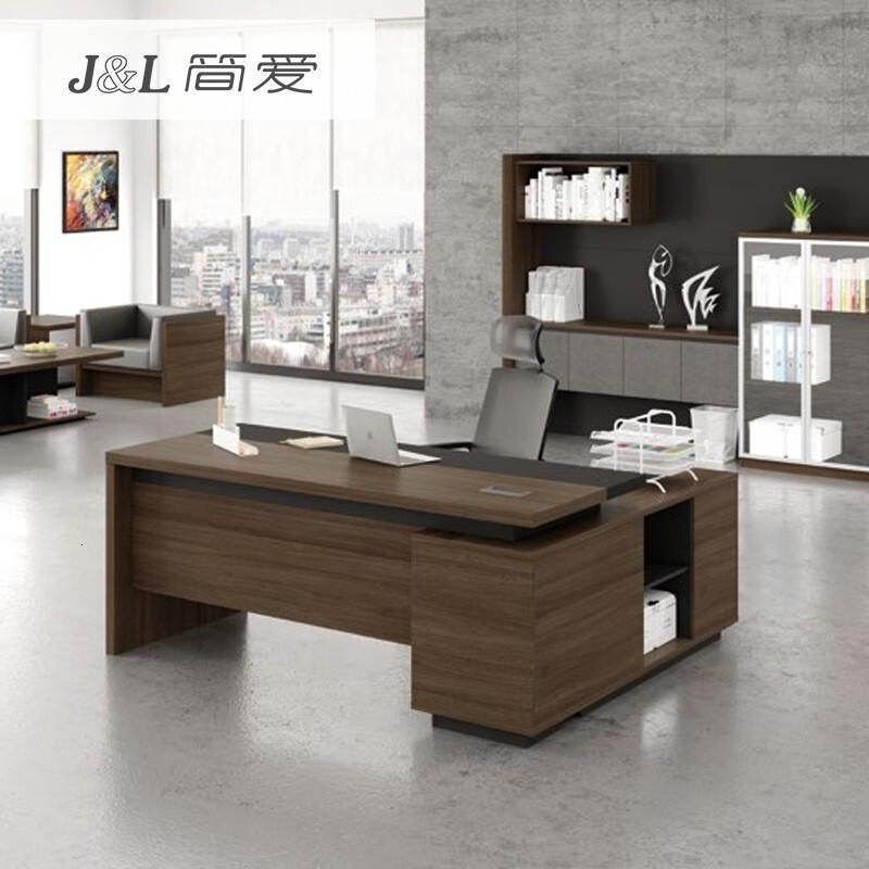 北京德诚和简爱系列办公家具老板桌班台办公桌椅组合经理主管高管办公桌