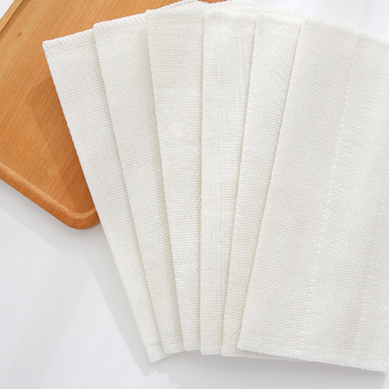 海亚森 M2012 竹纤维去油抹布27*30cm 3块/包 抹布(计价单位:包)白色高清大图