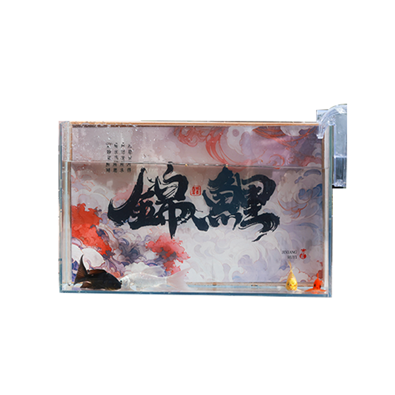 DXP 迷你鱼缸香薰摆件套装 锦鲤