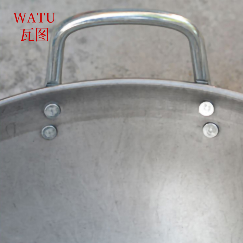 瓦图 电磁炉专用 铁锅 直径55CM 商用食堂酒店炒锅 双耳可抛炒菜铁锅 1个装高清大图