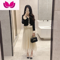 七斓小香风连衣裙高级感生日party晚礼服高端轻奢小众气质套装女