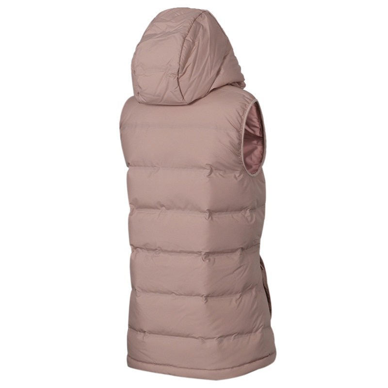 阿迪达斯（adidas）冬季新款女子防风保暖运动服连帽羽绒背心马甲CZ2313