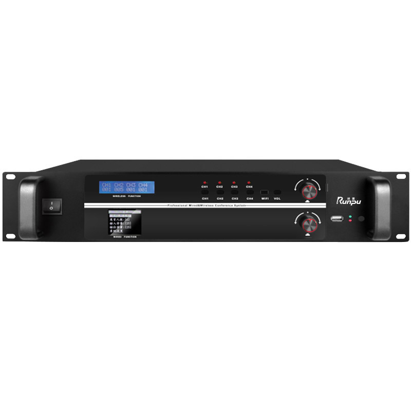 润普Runpu会议音频系统专业无线手拉手话筒一拖八桌面麦克风会议话筒RP-S8-WX9000高清大图