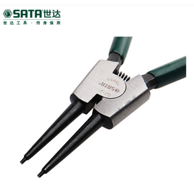 世达工具德式轴用直口卡簧钳 5寸72011