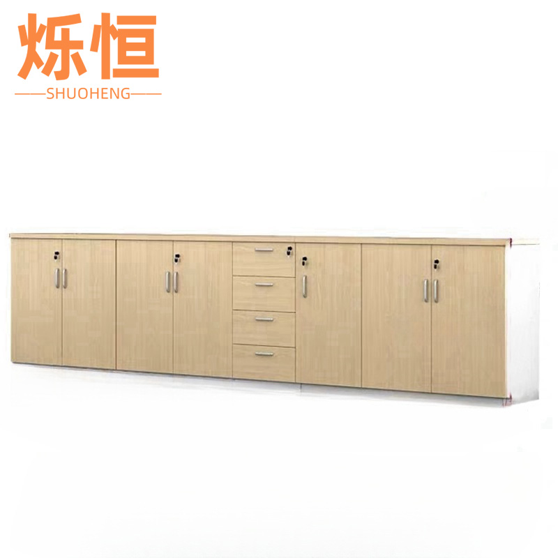 烁恒办公柜7门4抽屉个高清大图