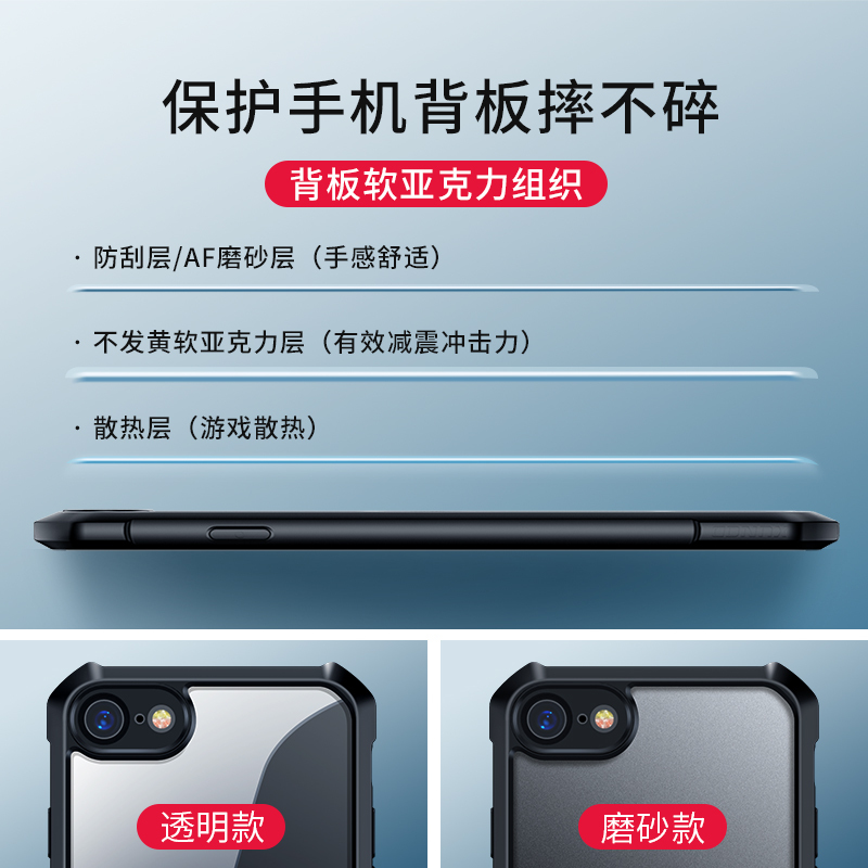 讯迪苹果8plus手机壳iphonese保护套7plus全包防摔se2软硅胶6s男7p女款8p可爱7八网红plus新款9
