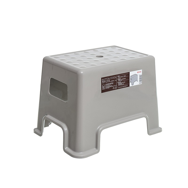 禧天龙(Citylong)D-2016堡垒凳 儿童矮凳浴室防滑凳茶几客厅加厚小板凳3个装(冰河灰)高清大图