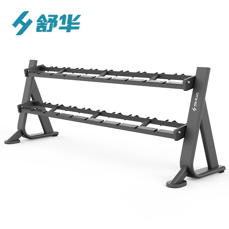 舒华(SHUA)SH-G6884-T18运动健身器材哑铃组含哑铃架(含275KG的哑铃套装)