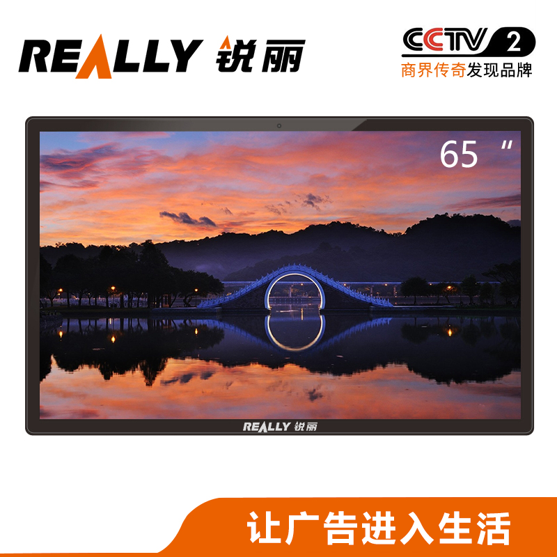 锐丽（Really）65BG01 壁挂式广告机触控一体机触摸广告屏液晶显示器安卓网络分屏播放器 65英寸