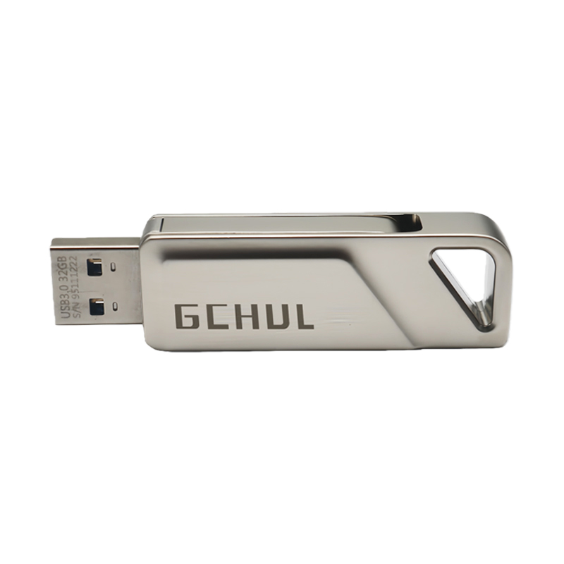 杰储(GCHUL) U100 深海系列 128G USB3.2 超高速固态闪存U盘/优盘 (单位:个) 银色高清大图