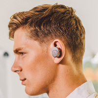 铁三角(audio-technica)ATH-CKR7TW (灰色)入耳式真无线耳机 蓝牙5.0