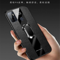 MUNU 适用于oppo a32手机壳套OPPOa32防摔皮套PDVM00硅胶包边软壳皮革玻璃男女款磁吸支架外壳套