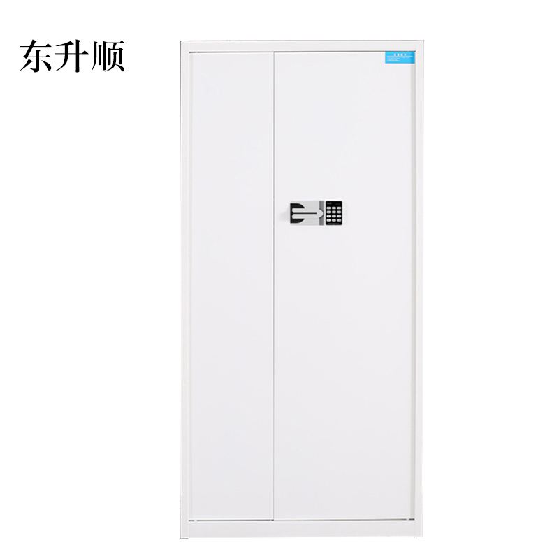 东升顺电子保密柜钢制密码文件柜保险柜铁皮资料柜矮柜办公室储物柜通门白色国宝锁420*900*1850