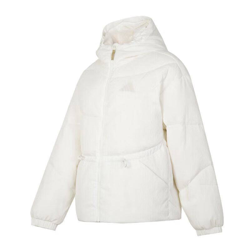 阿迪达斯 (adidas)羽绒服女装新款运动服保暖收腰连帽夹克外套JM4626 ZP高清大图