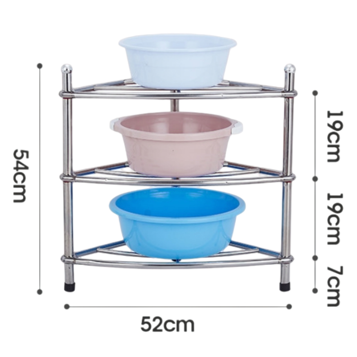 豫汉迎不锈钢脸盆架 不锈钢脸盆架三层个 多规格