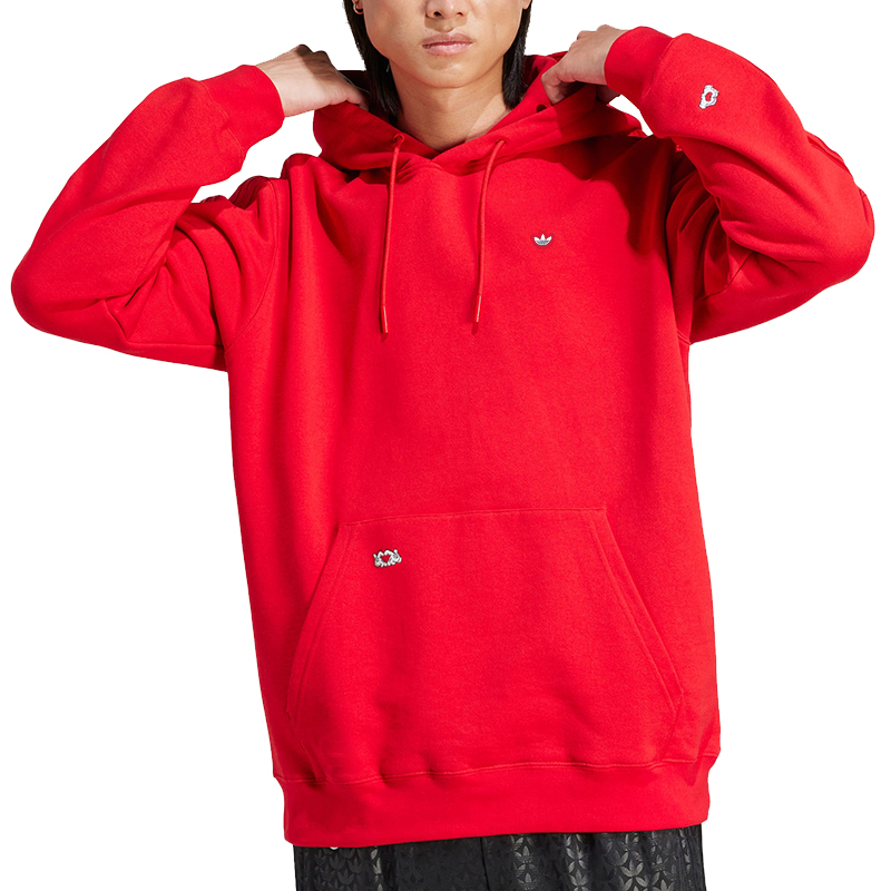 adidas/阿迪达斯三叶草连帽卫衣运动休闲针织男装套头衫IY2275 Cpkku S IY2275