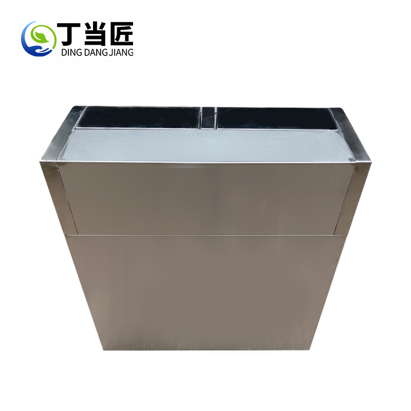 丁当匠金属果皮箱垃圾箱垃圾桶不锈钢垃圾桶站台垃圾箱垃圾桶A63高清大图