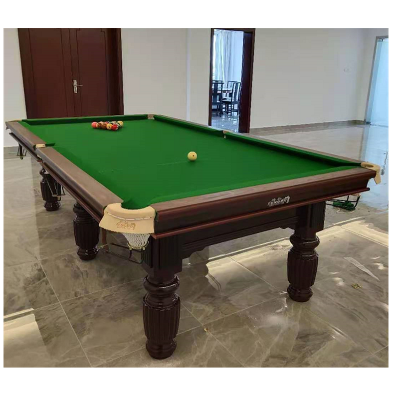 企购优品腾勃tb01中式黑八台球桌