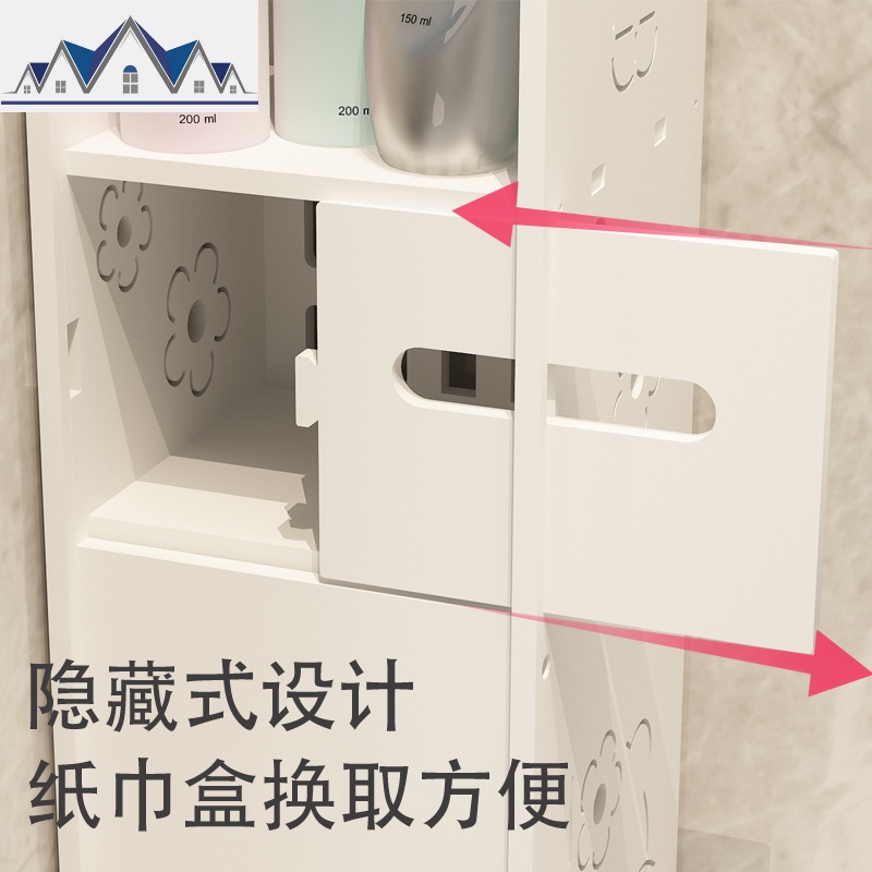 卫生间浴室置物架落地多层阳台收纳架厨房卧室厕所夹缝宿舍柜 三维工匠高清大图