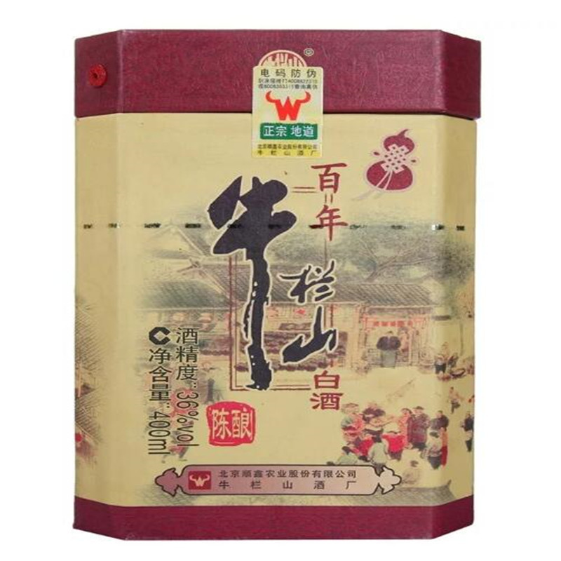 牛栏山二锅头 牛栏山百年陈酿 经典三牛 36度整箱400ml*6