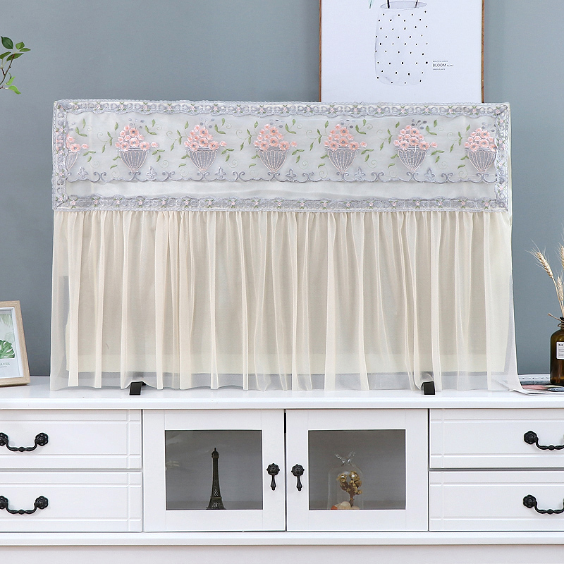 电视机罩防尘罩55英寸开机不取液晶电视布盖布65寸挂式电视机套瑶小