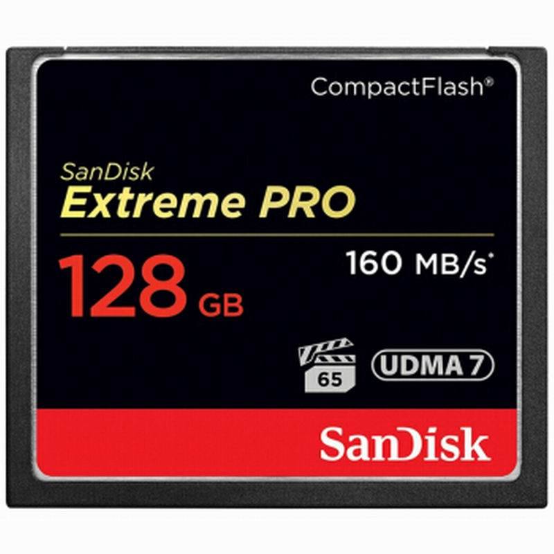 闪迪(SanDisk) 128G 1067X CF卡高速储存卡 存储卡内存卡平板监控摄像头通用相机专用闪存卡