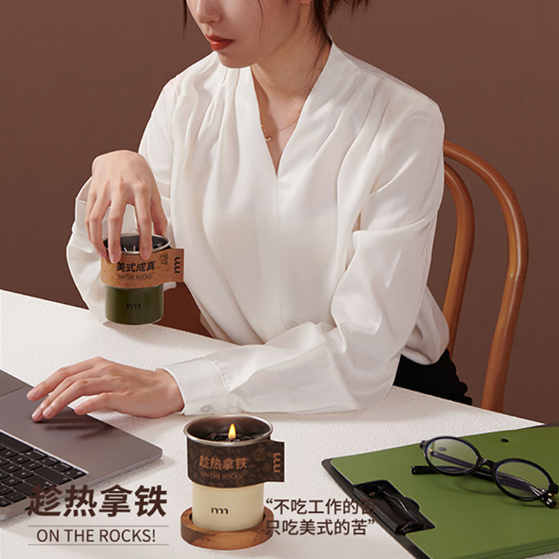 艾玛莫莉KFSYLZ001 咖啡上瘾香薰蜡烛-美式成真220g高清大图