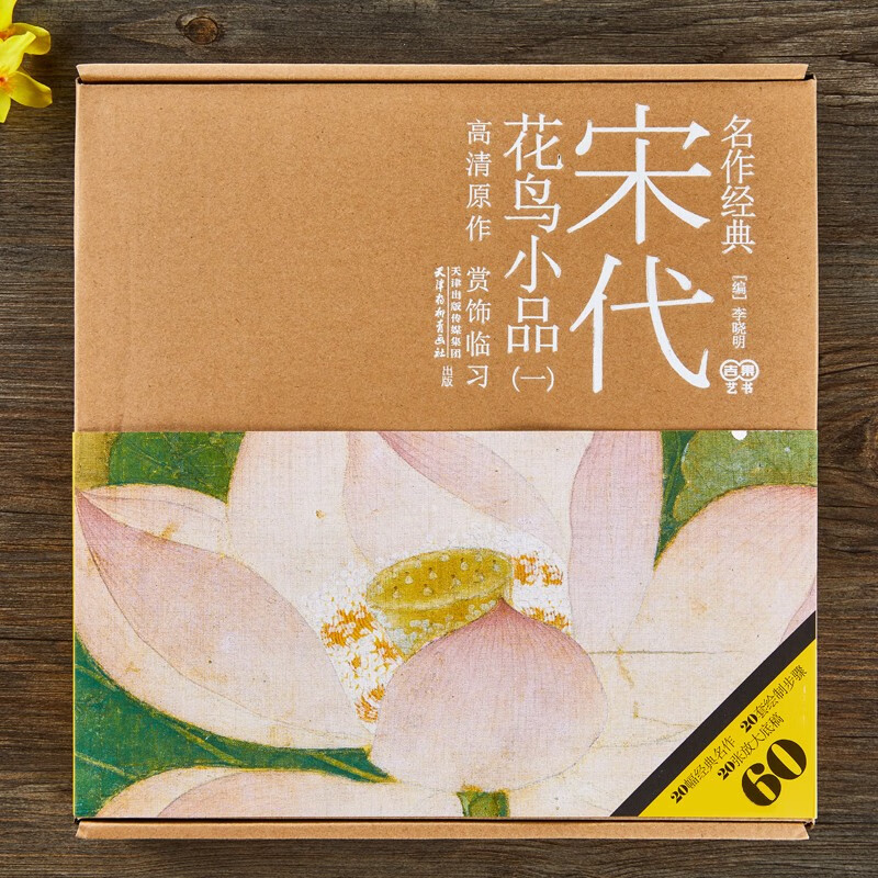 [正版]名作经典 宋代花鸟小品一 高清原作 赏饰临习 李晓明编 工笔花鸟画赏饰临习绘制技法白描底稿临摹书籍 天津杨柳青高清大图