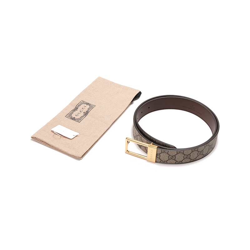 gucci古驰男士女士双g老花不可裁剪腰带722370kgd0h