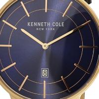 KennethCole春夏新款手表男士皮带石英表时尚简约单历防水男表潮KC15057015