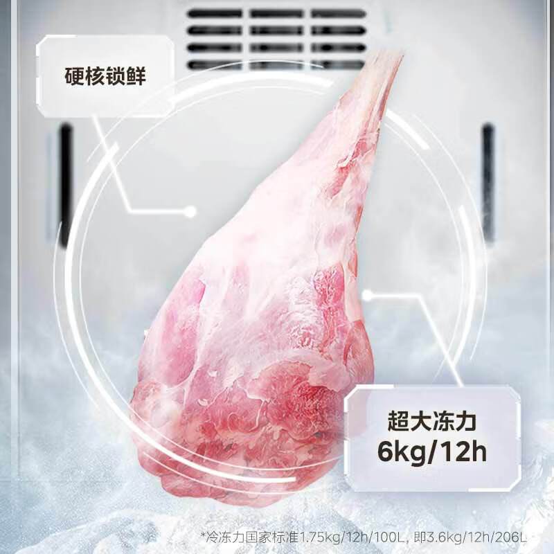 华凌对开门电冰箱节能低音小型家用租房冷冻冷藏直冷风冷无霜商用冰箱 [一级风冷无霜561升]HR-589WKP炭灰-月夜高清大图