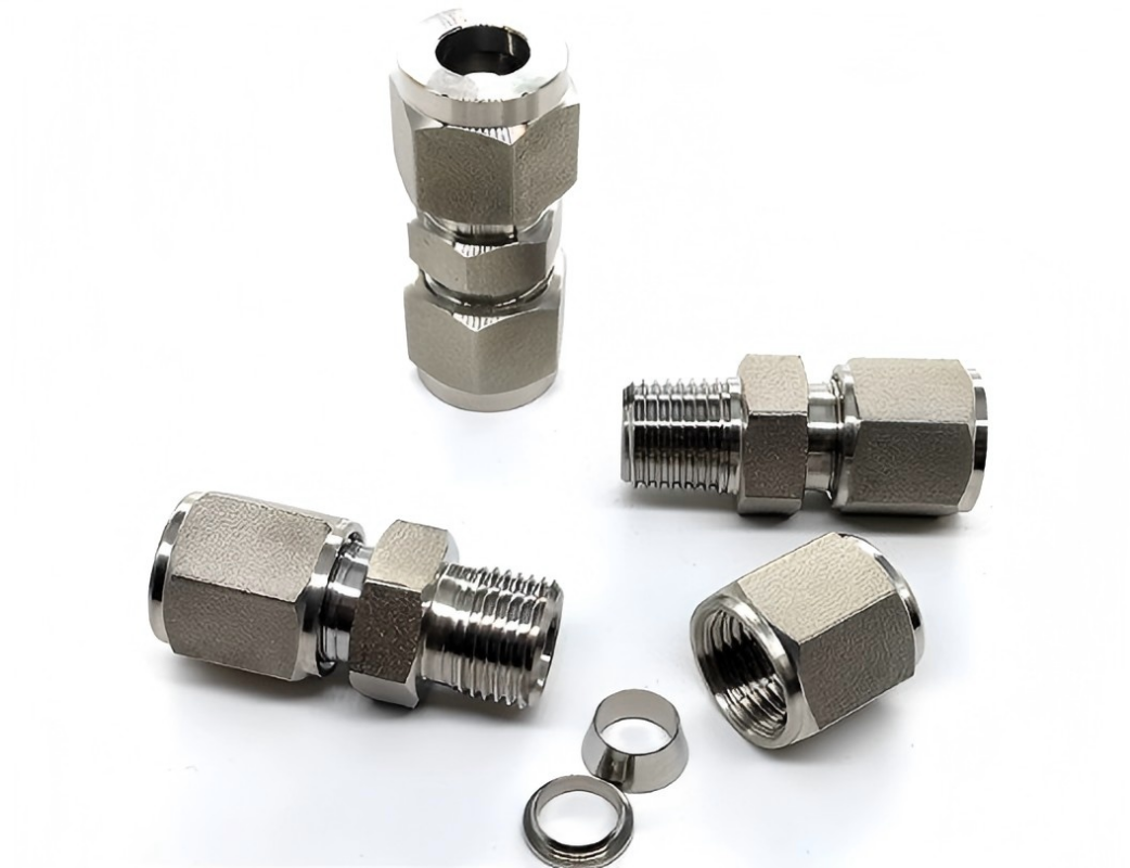 ZIVE 不锈钢仪表中间接头 ZIVEZJJT-3/8“NPT×5/16”OD 个高清大图