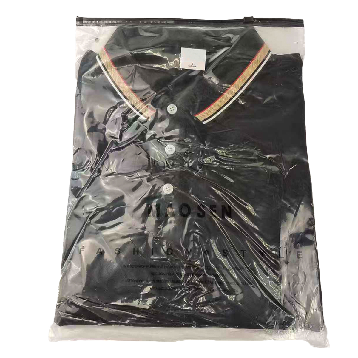 鸽护 短袖POLO 2308款-黑色 件高清大图