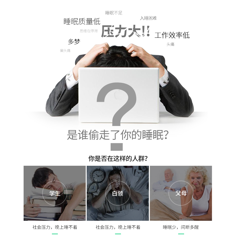 breo/倍轻松头部按摩器idream3s头部眼部按摩仪按摩头盔促进睡眠放松大脑送父母送礼礼物高清大图
