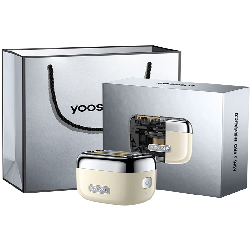 有色(yoose)W5-S合金版往复式剃须刀(亚麻白)