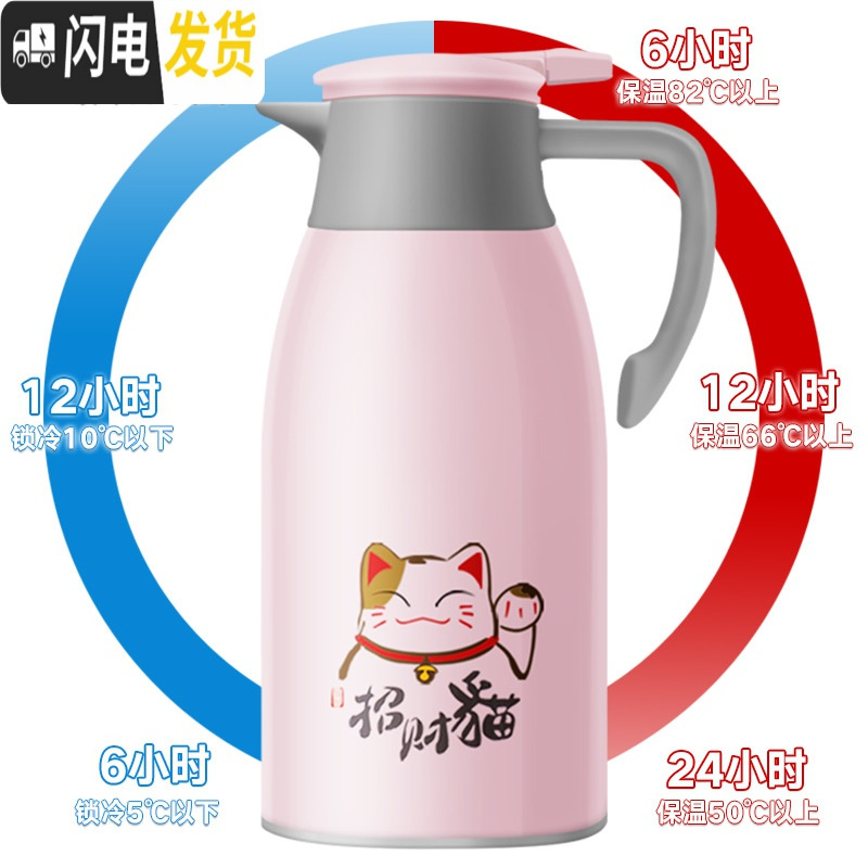 三维工匠保温壶水壶大容量家用热水瓶学生用宿舍暖水瓶暖瓶杯小型开水暖壶 1.0生肖鼠-中国红高清大图