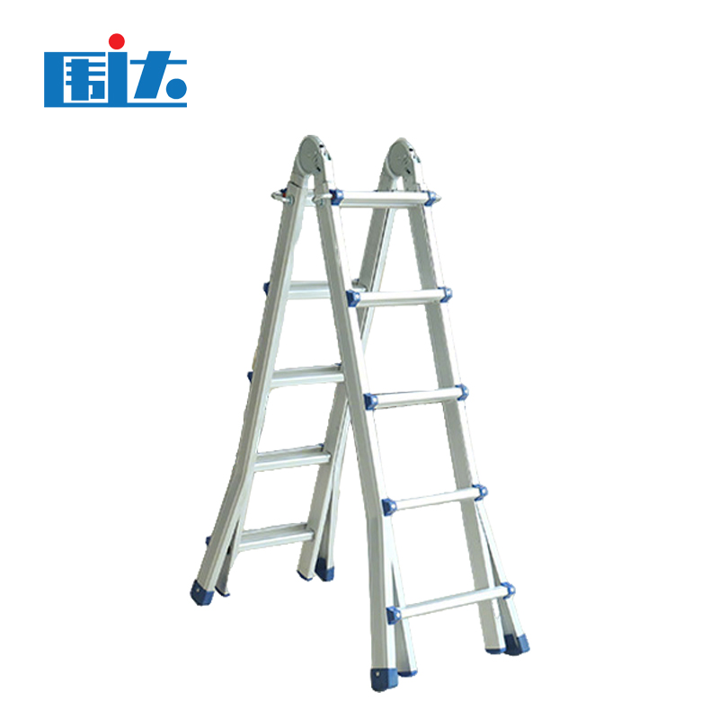 围达 多功能折叠工程梯 2.48m(4步) 个高清大图