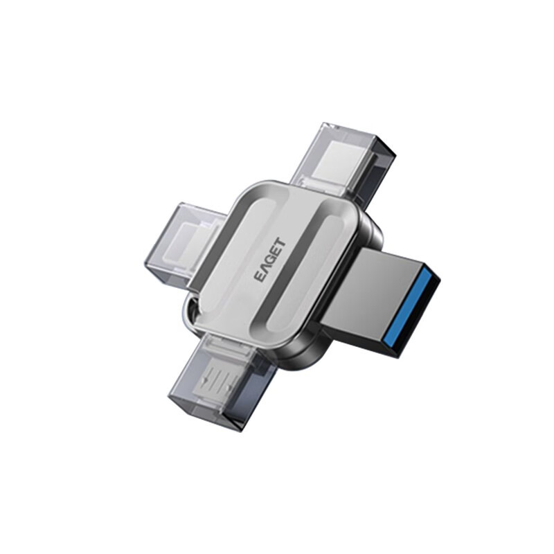 忆捷(EAGET)I71-256G USB3.0 Lightning Type-C MicroUSB口手机电脑通用四接口