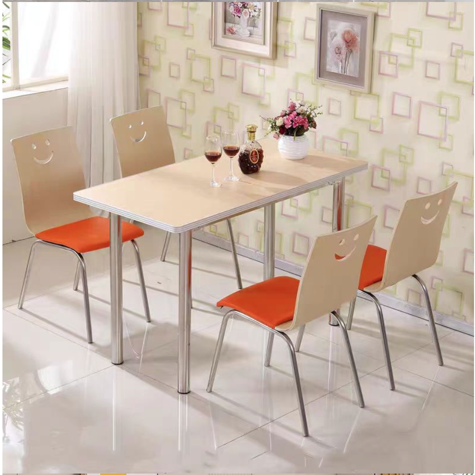 爱得帮食堂餐桌椅 1200*1600*850mm 组高清大图