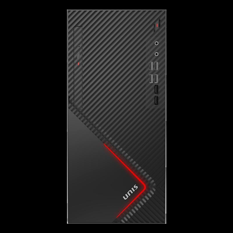 紫 光( Unis )台式主机526T i5-10400 16G 512G SSD 集显 23.8寸显示器