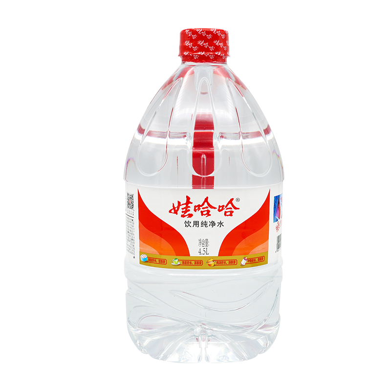 娃哈哈饮用纯净水4.5l4桶 桶装水订水送水泡茶水企业