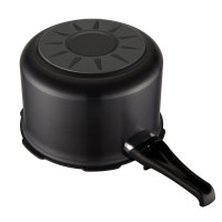 爱仕达(ASD)硬氧六重保险铝合金压力锅22cm 家用大容量硬氧化工艺安全防爆高压快煮锅 明火燃气灶专用YL22B2WG